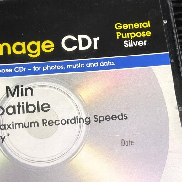 Promaster PhotoImage CDr 10-Pack 700MB/80 Min 52x Speed General Purpose Silver - Picture 5 of 6